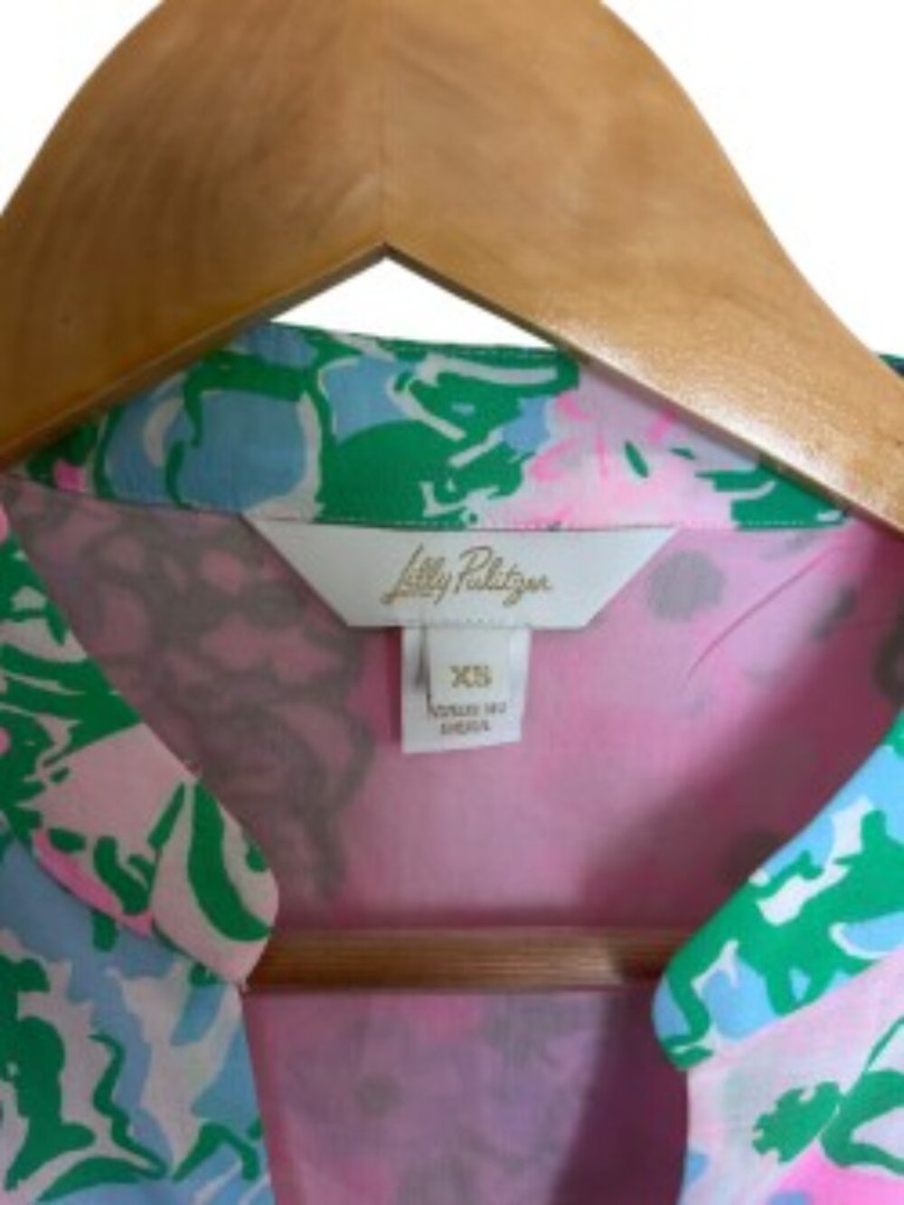 Lilly Pulitzer Plumes in Bloom Brinelle Top XSmall - Picture 2 of 4